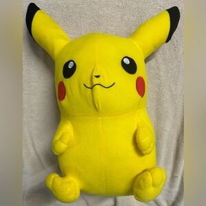 Large Pikachu Plush Pokémon 18” Official Toy Factory Stuffed Animal